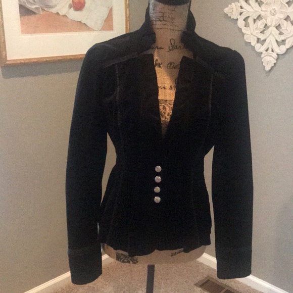 White House Black Market Jackets & Blazers - White House Black Market velvet blazer/jacket